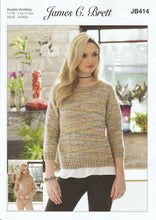 Load image into Gallery viewer, JB414 Ladies DK Knitting Pattern