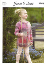 Load image into Gallery viewer, JB456 Childrens Chunky Knitting Pattern