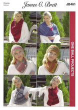 Load image into Gallery viewer, JB461 Accessory Chunky Knitting Pattern