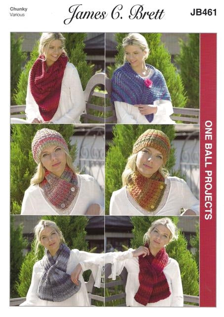 JB461 Accessory Chunky Knitting Pattern