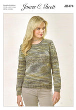 Load image into Gallery viewer, JB474 Ladies DK Knitting Pattern