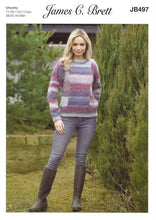 Load image into Gallery viewer, JB497 Ladies Chunky Knitting Pattern