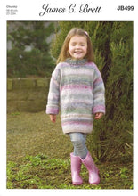 Load image into Gallery viewer, JB499 Childrens Chunky Knitting Pattern