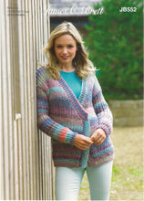 Load image into Gallery viewer, JB552 Ladies Chunky Knitting Pattern