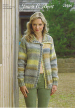 Load image into Gallery viewer, JB554 Ladies Chunky Knitting Pattern