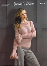 Load image into Gallery viewer, JB570 Ladies DK Knitting Pattern