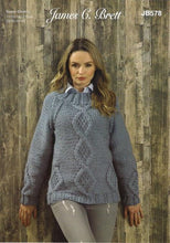 Load image into Gallery viewer, JB578 Ladies Super Chunky Knitting Pattern