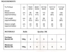 Load image into Gallery viewer, JB589 Ladies DK Knitting Pattern