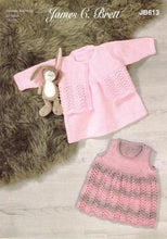 Load image into Gallery viewer, JB613 Baby DK Knitting Pattern