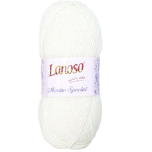 Load image into Gallery viewer, Lanoso Special Merino DK Shade 955 White