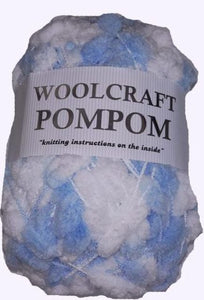 Woolcraft Pompom 200 Shade 05 Blue White