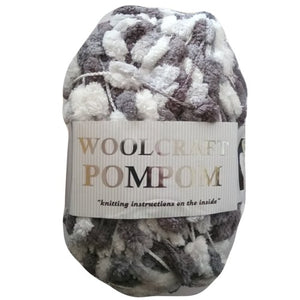 Woolcraft Pompom 200 Shade 08 Grey